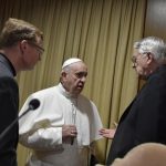 Père Zollner et père Lombardi © Vatican Media