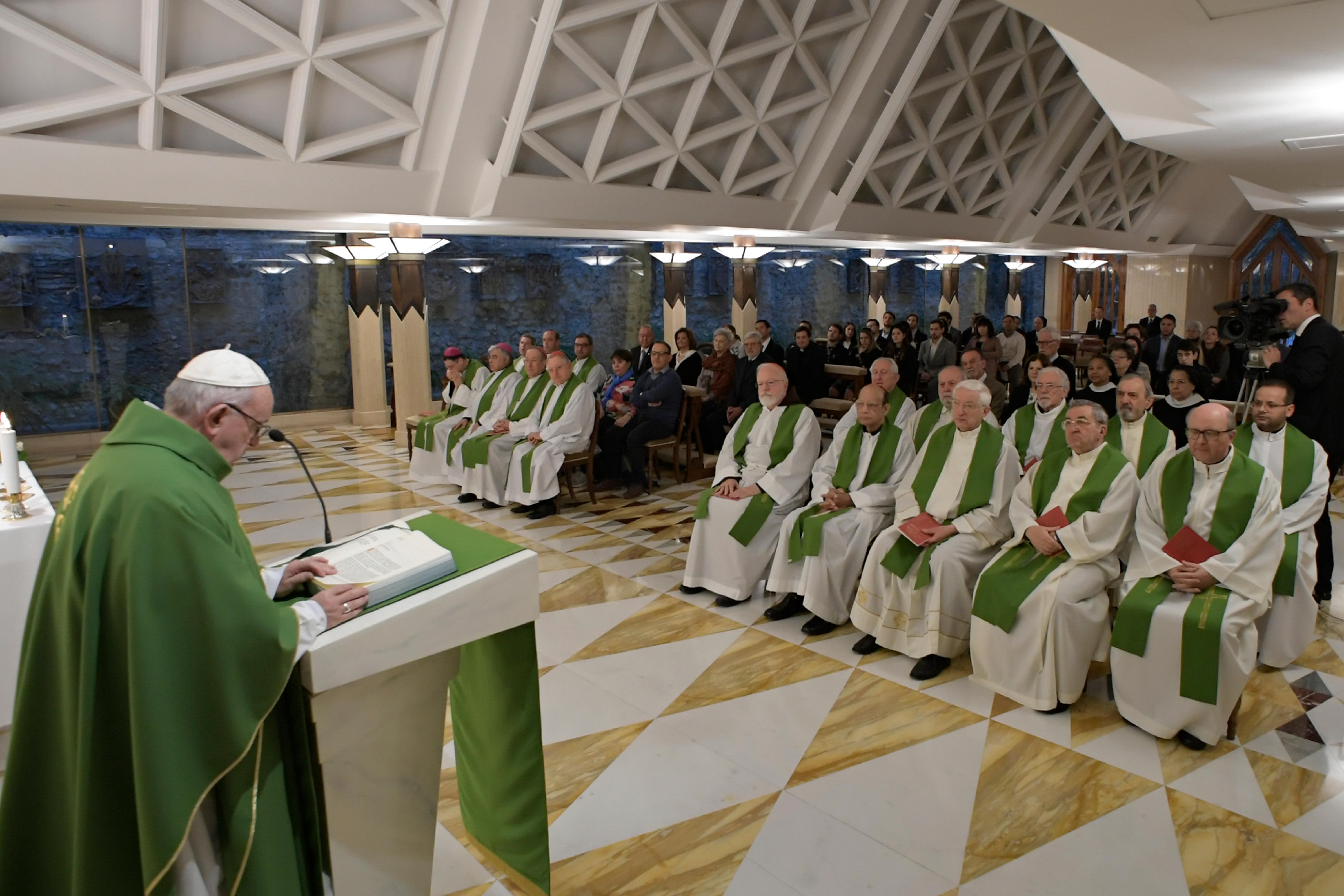 Messe à Ste-Marthe, 19 février 2019 © Vatican Media