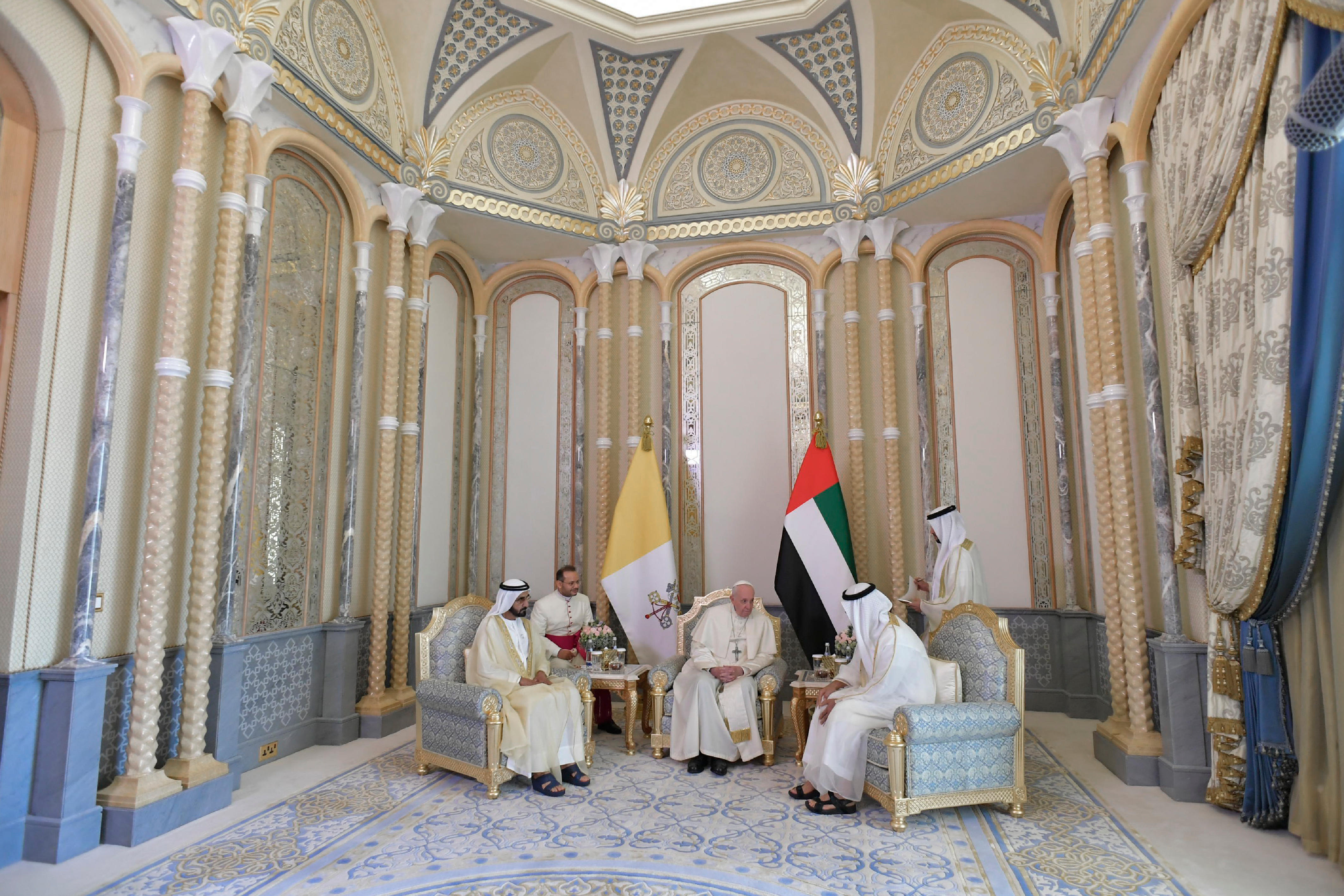 Palais présidentiel d'Abou Dhabi, Emirats arabes unis © Vatican Media