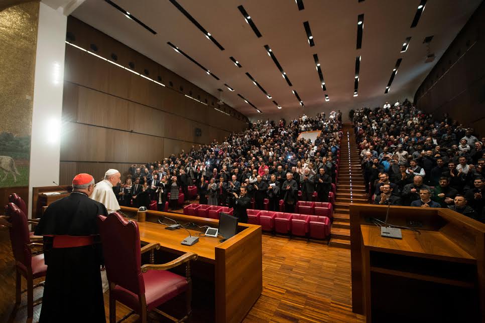 Visite à l'Université du Latran 26 mars 2019 © Vatican Media