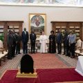 Visite du président du Soudan du Sud Salva Kiir Mayardit © Vatican Media