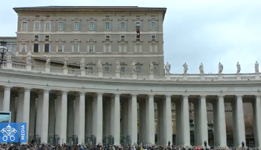 Angélus du 10 mars 2019, capture Vatican Media