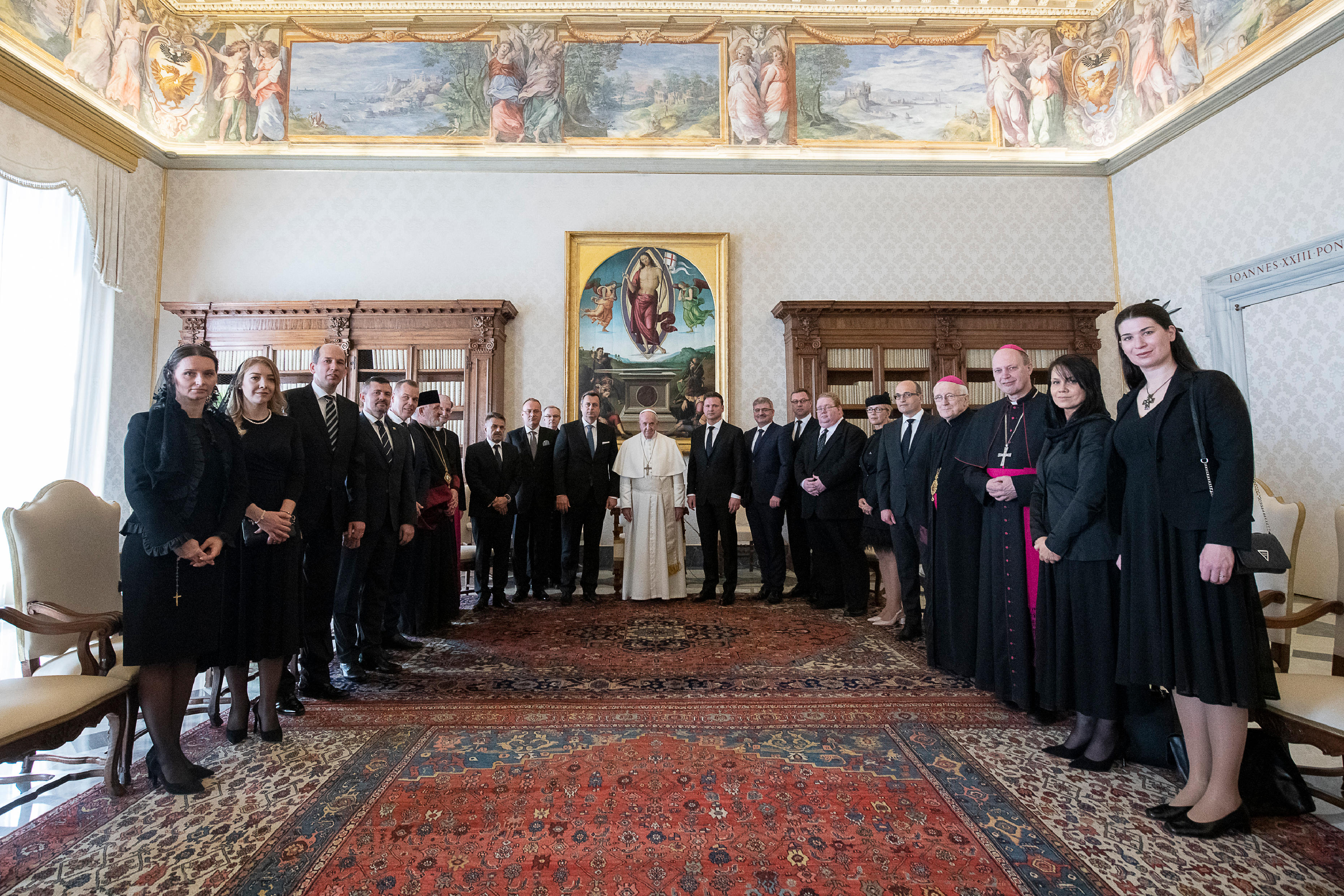 Parlementaires de la République tchèque et de la République slovaque © Vatican Media