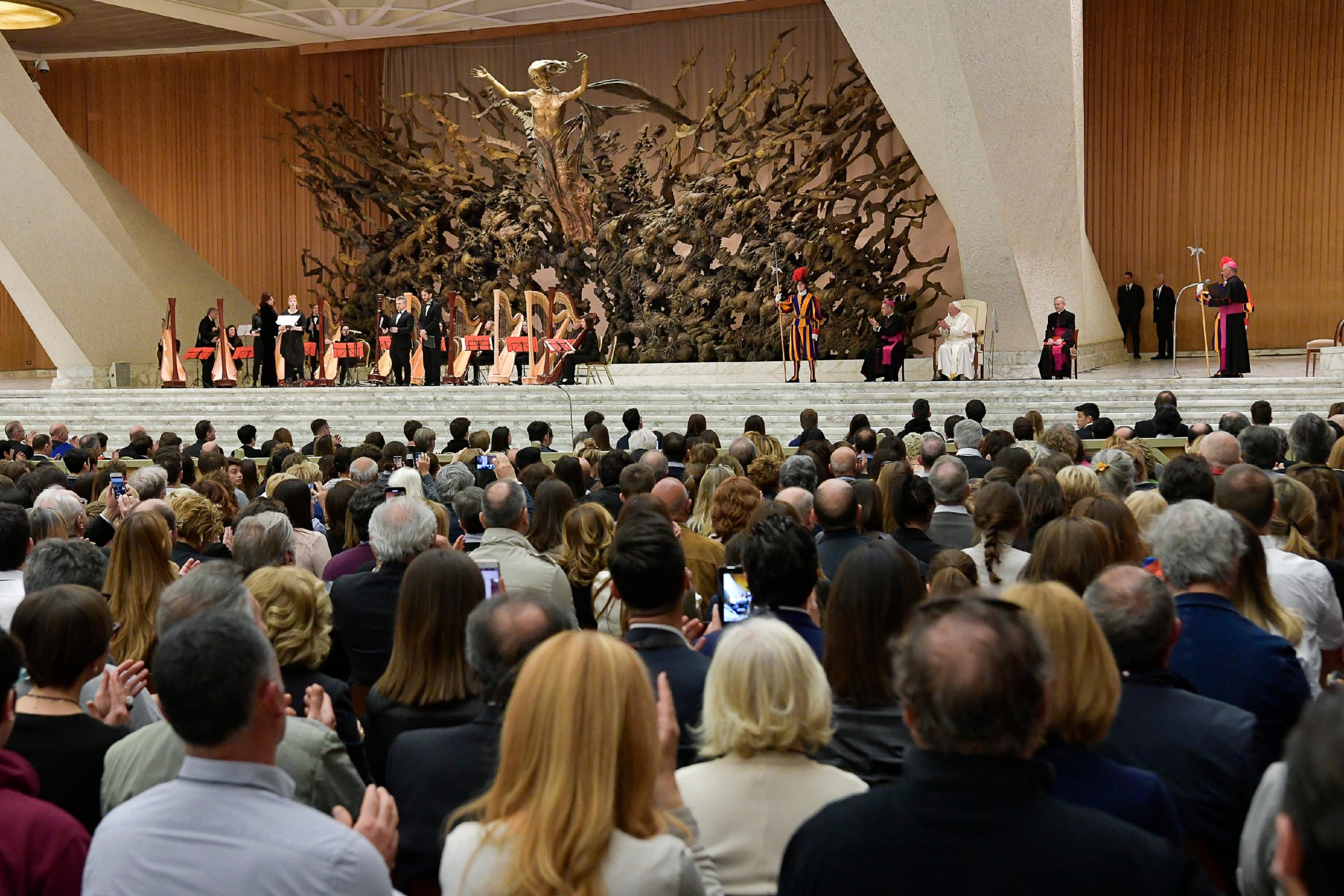 Jeunes du Collegio Barbarigo de Padoue © Vatican Media