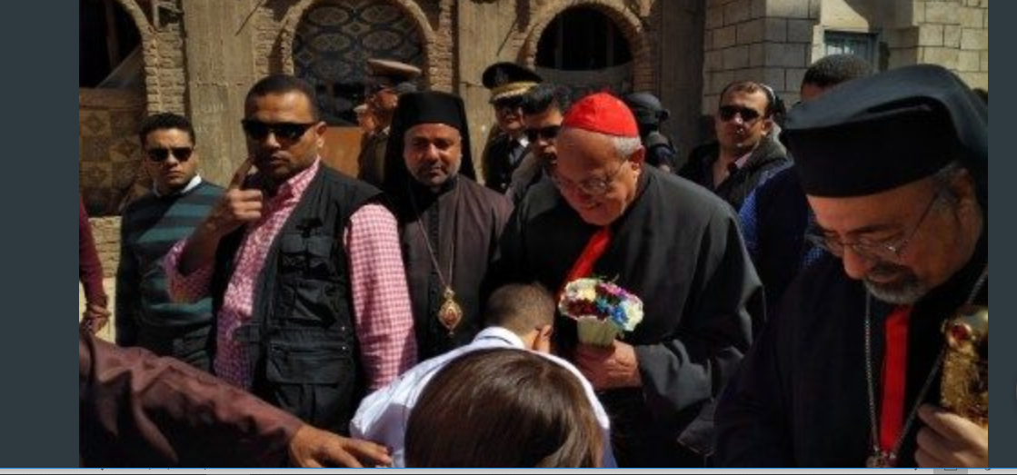 Le cardinal Sandri en Egypte © Vatican News
