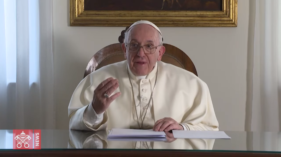 Message vidéo du pape au Maroc, capture @ Vatican Media