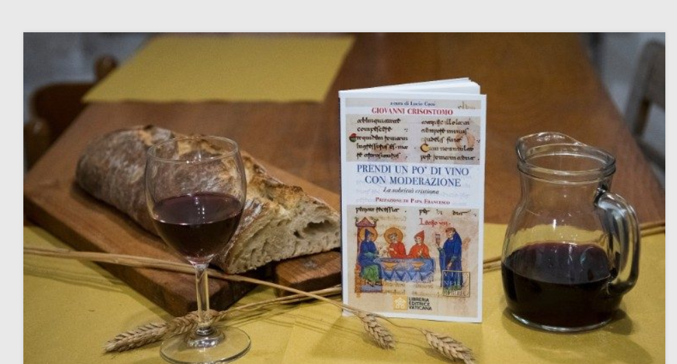 Prends un peu de vin avec modération,ouvrage sur la sobriété © Vatican News