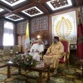 Visite au roi du Maroc Mohammed VI au palais royal © Vatican Media