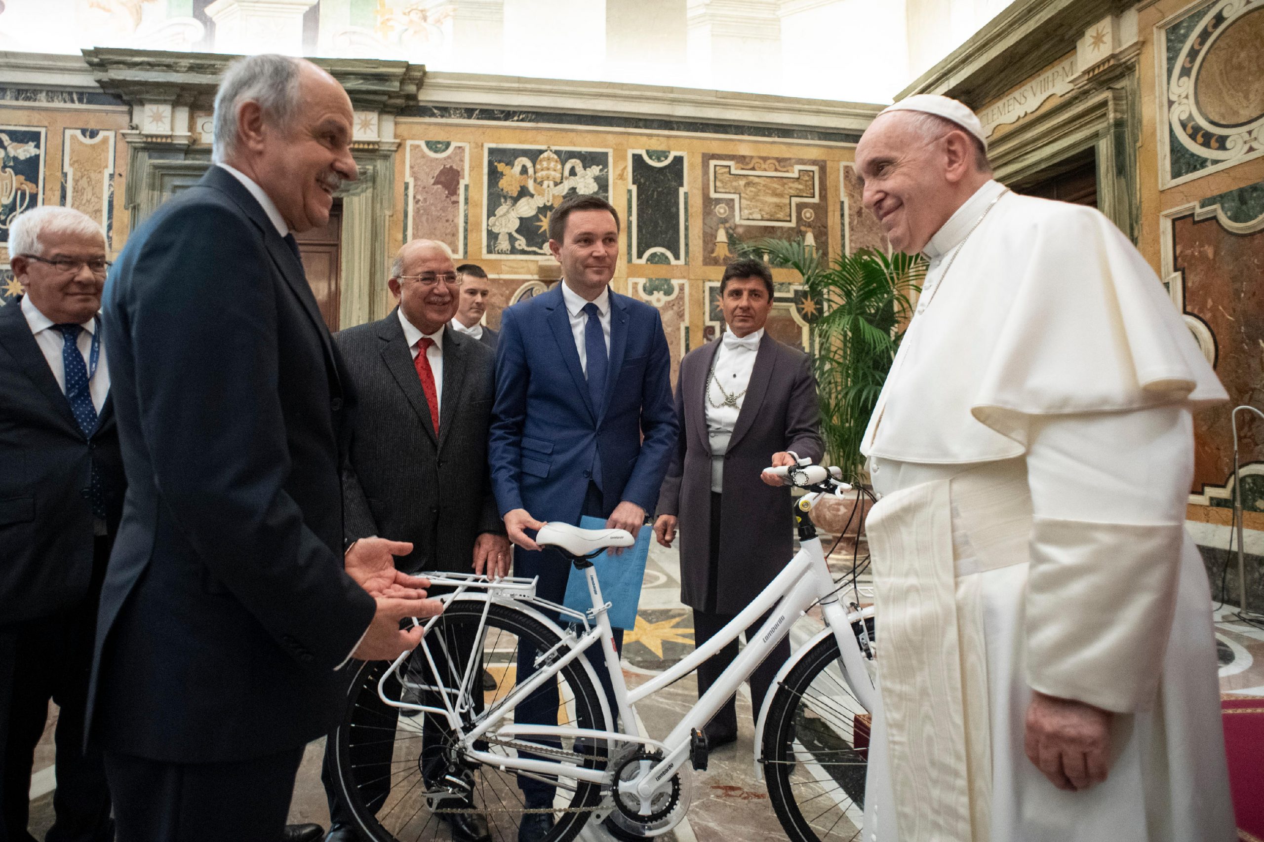 Fédération cycliste italienne © Vatican Media