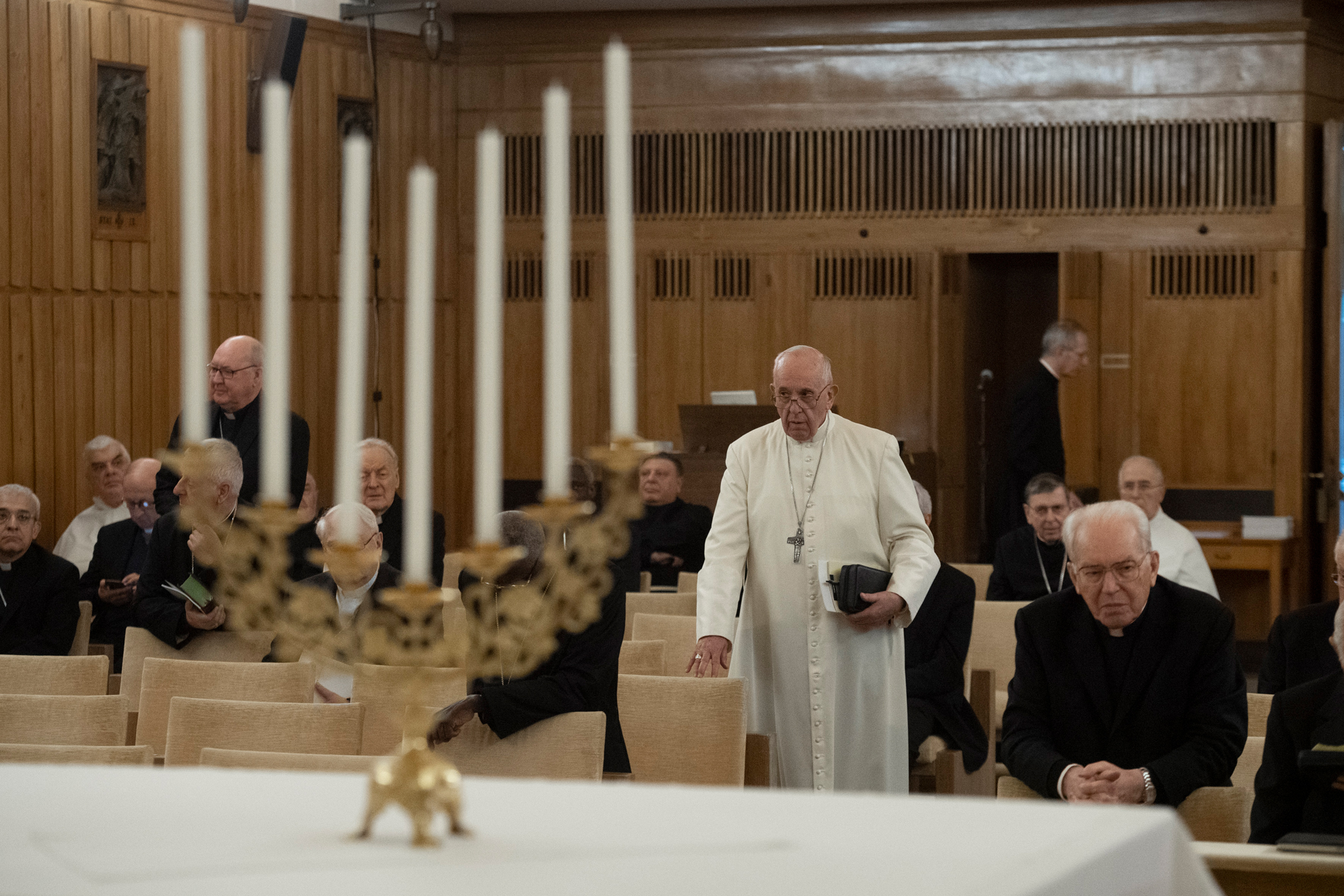 Retraite de carême 2019 de la Curie à Ariccia © Vatican Media