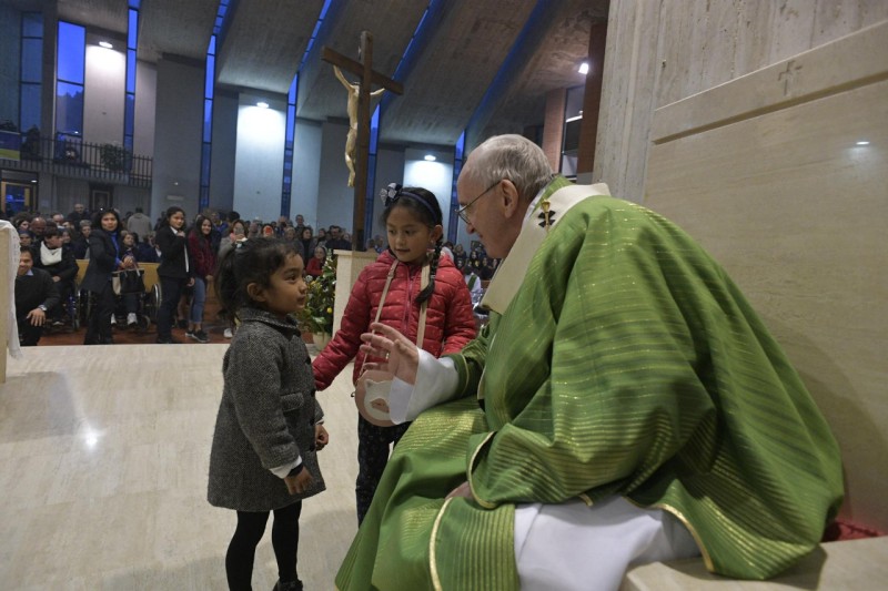 Messe à San Crispino 3/3/2019 © Vatican Media