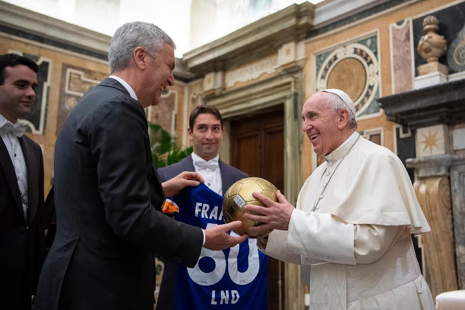 Foot amateur italien © Vatican Media
