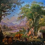 Adam et Ève au Paradis terrestre, par Peter Wanzel @Pinacothèque vaticane