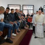 Cène à la prison de Velletri, Jeudi Saint, 18 avril 2019 © Vatican Media