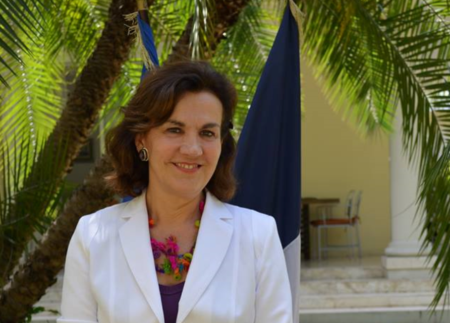Elisabeth Beton-Delègue ambassadrice de France © FB Ambassade de France en Haïti