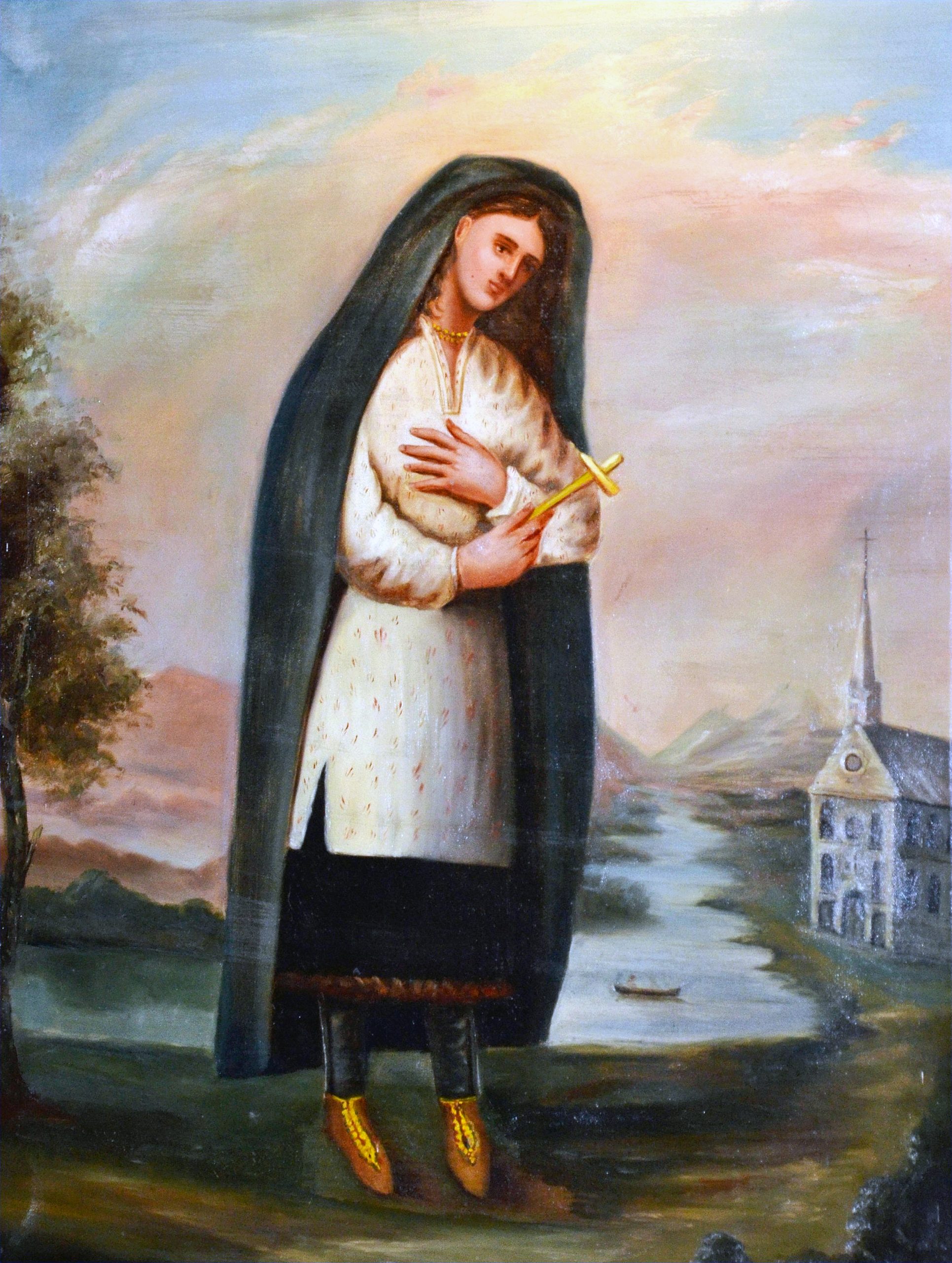 Sainte Kateri Tekakwitha par le p. Claude_Chauchetiere, 1690 @ katericenter.com