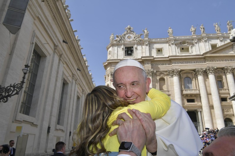 Audience du mercredi de Pâques, 24 avril 2019, enfant © Vatican Media