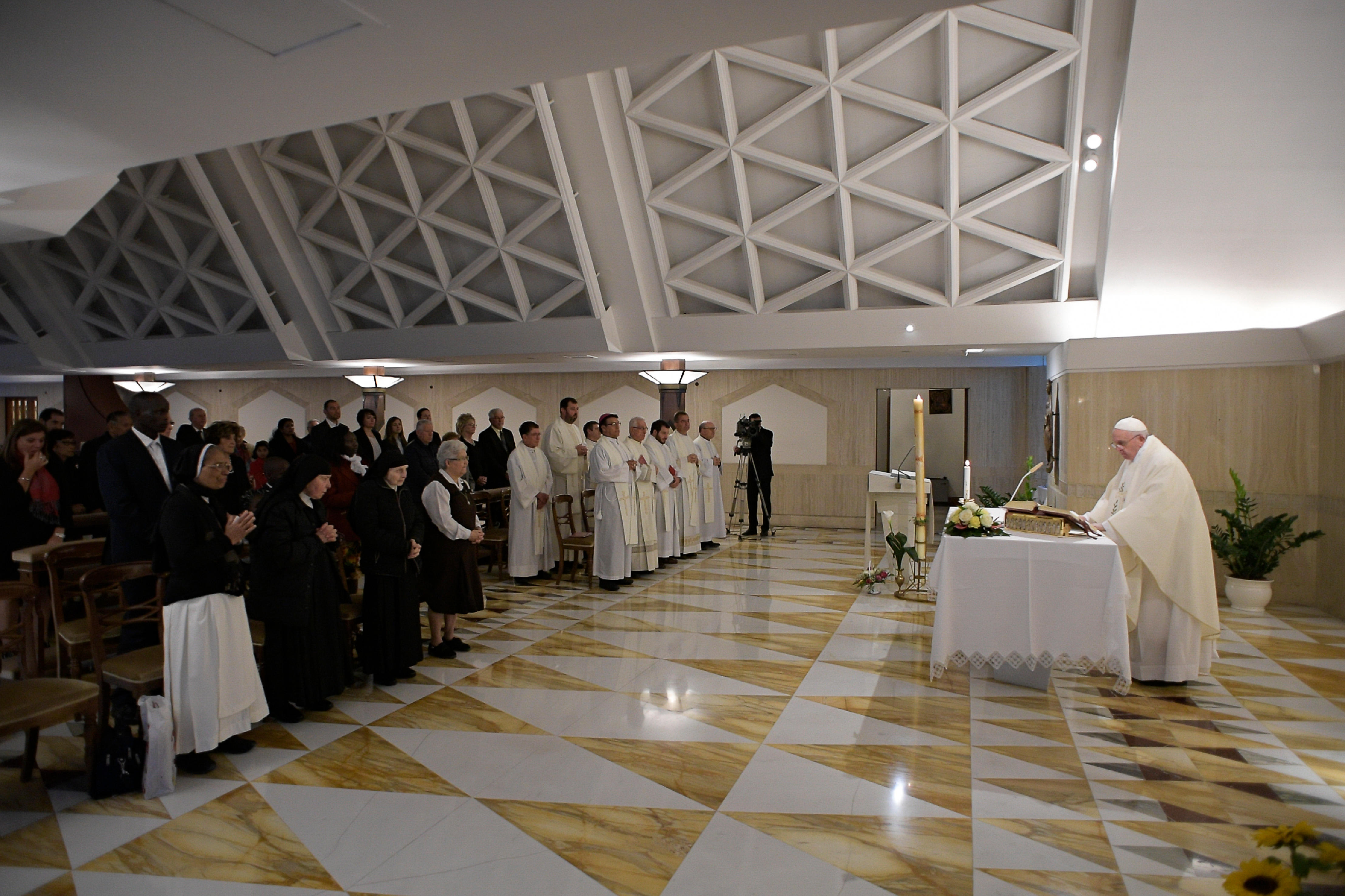 Messe à Sainte-Marthe, 30 avril 2019 © Vatican Media