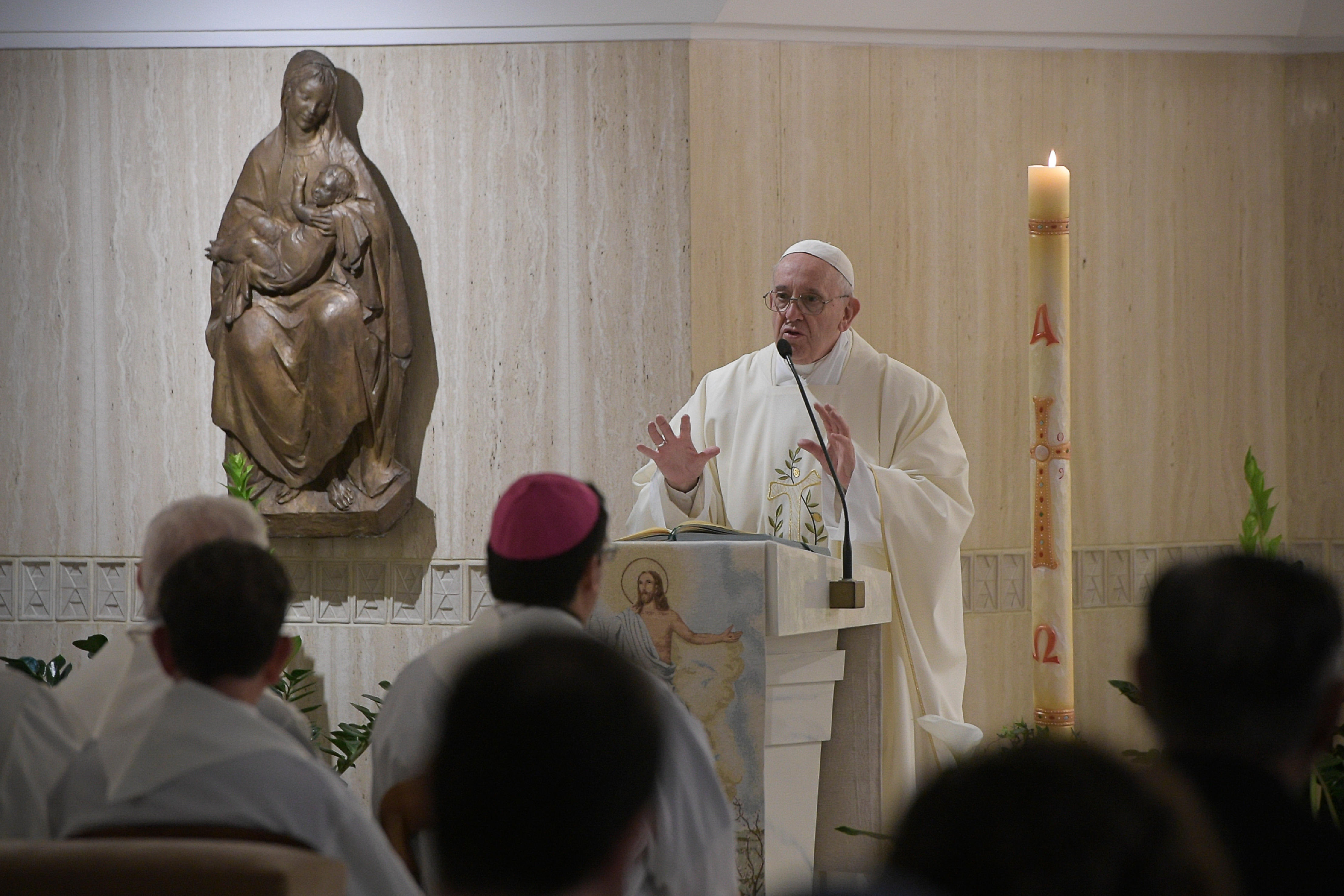 Messe à Sainte-Marthe, 30 avril 2019 © Vatican Media
