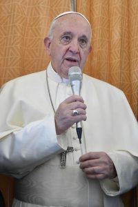 Avion Rome-Sofia, 5 mai 2019 © Vatican Media