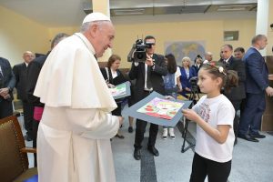 Enfants réfugiés, Centre Vrazhdebna, Sofia (Bulgarie), 6 mai 2019 © Vatican Media