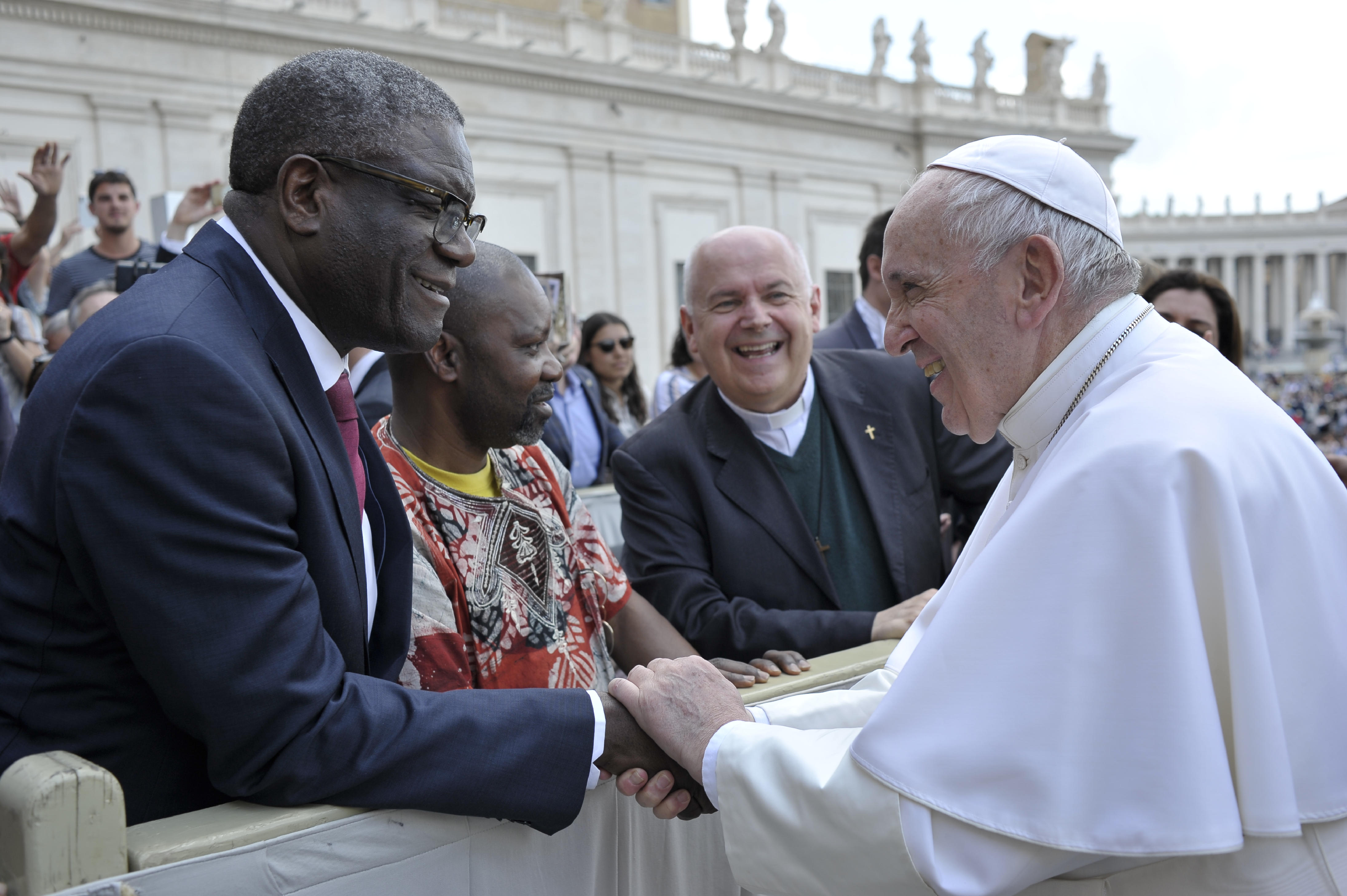 Denis Mukwege, Prix Nobel de la paix 2018 © Vatican Media