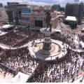 Messe place Macédoine, Skopje, capture Vatican Media