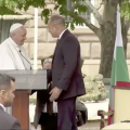 Le pape et le président bulgare Radev @ Vatican Media