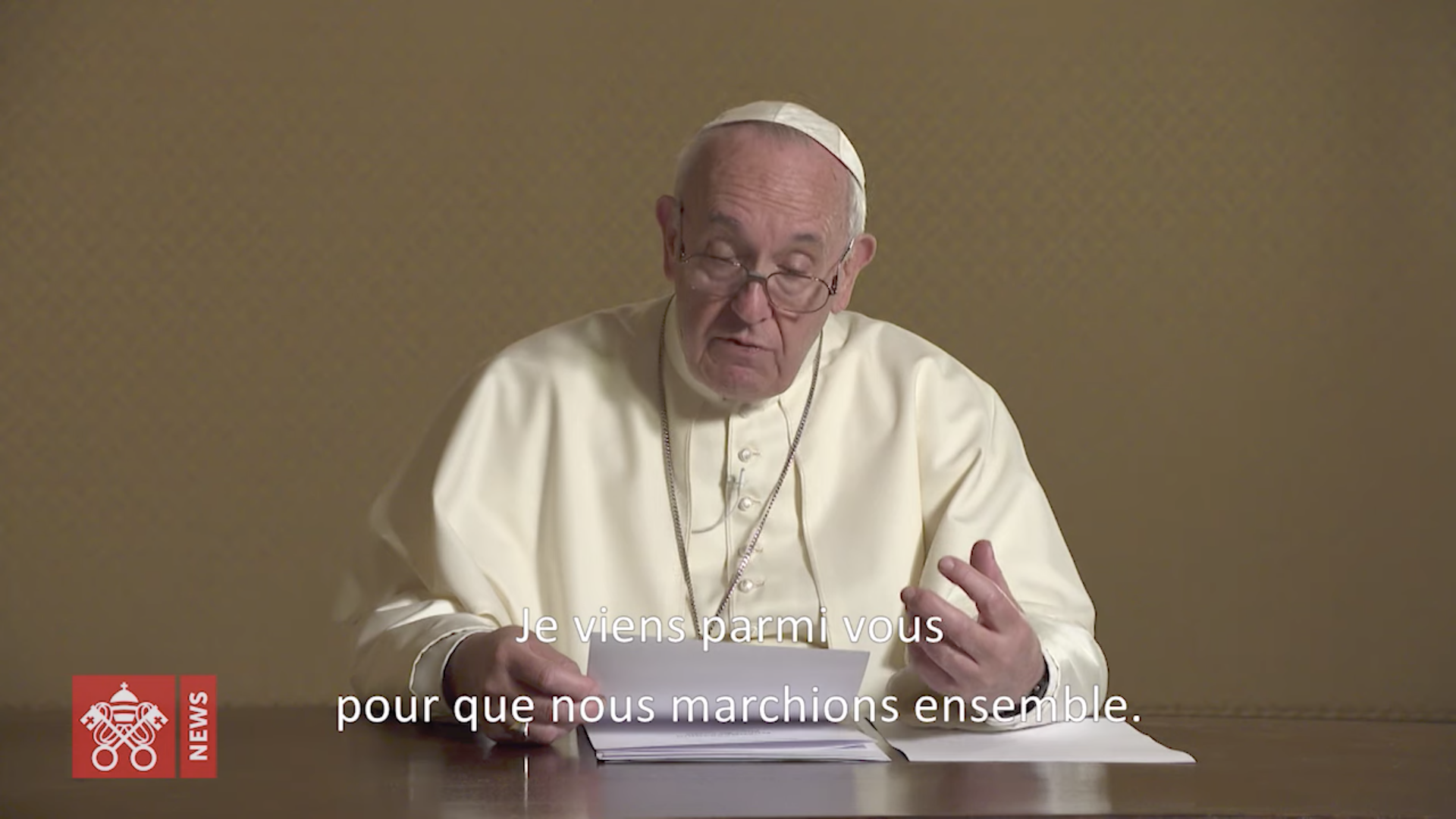 Message vidéo aux Roumains@ Vatican Media
