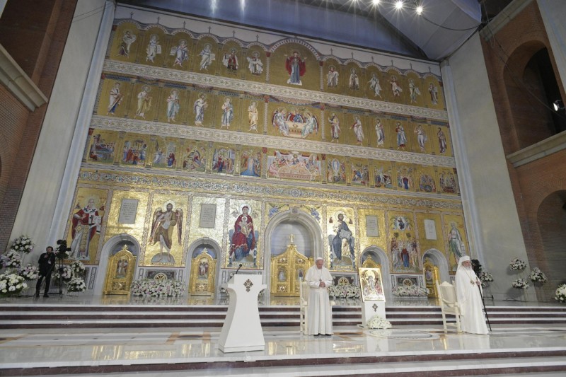 Iconostase, cathédrale de Bucarest, Roumanie © Vatican Media