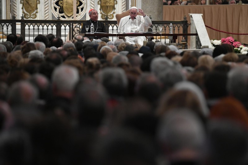 Le pape rencontre le diocèse de Rome @Vatican Media