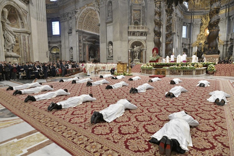 Ordinations sacerdotales à St Pierre, 12 mai 2019 © Vatican Media