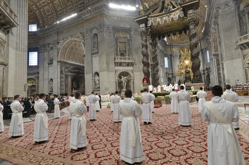 Ordinations sacerdotales à St Pierre, 12 mai 2019 © Vatican Media