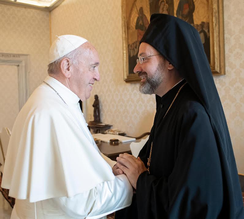 Le pape reçoit l'archevêque Job de Telmessos © Vatican Media