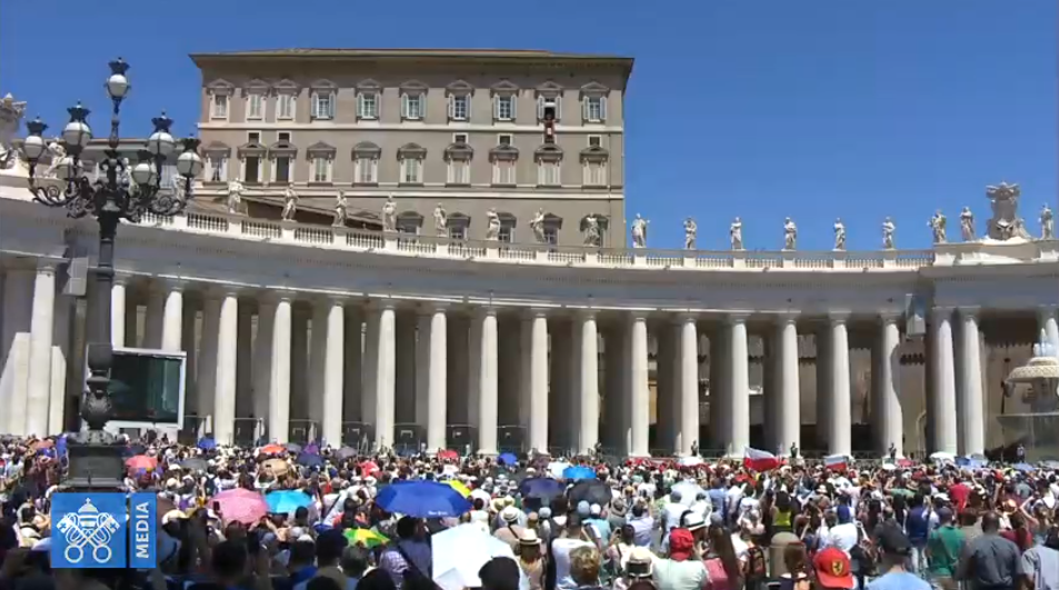 Angélus du 30 juin 2019, capture Vatican Media