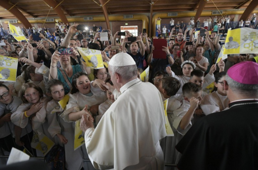 Enfants de Camerino, Italie centrale © Vatican Media