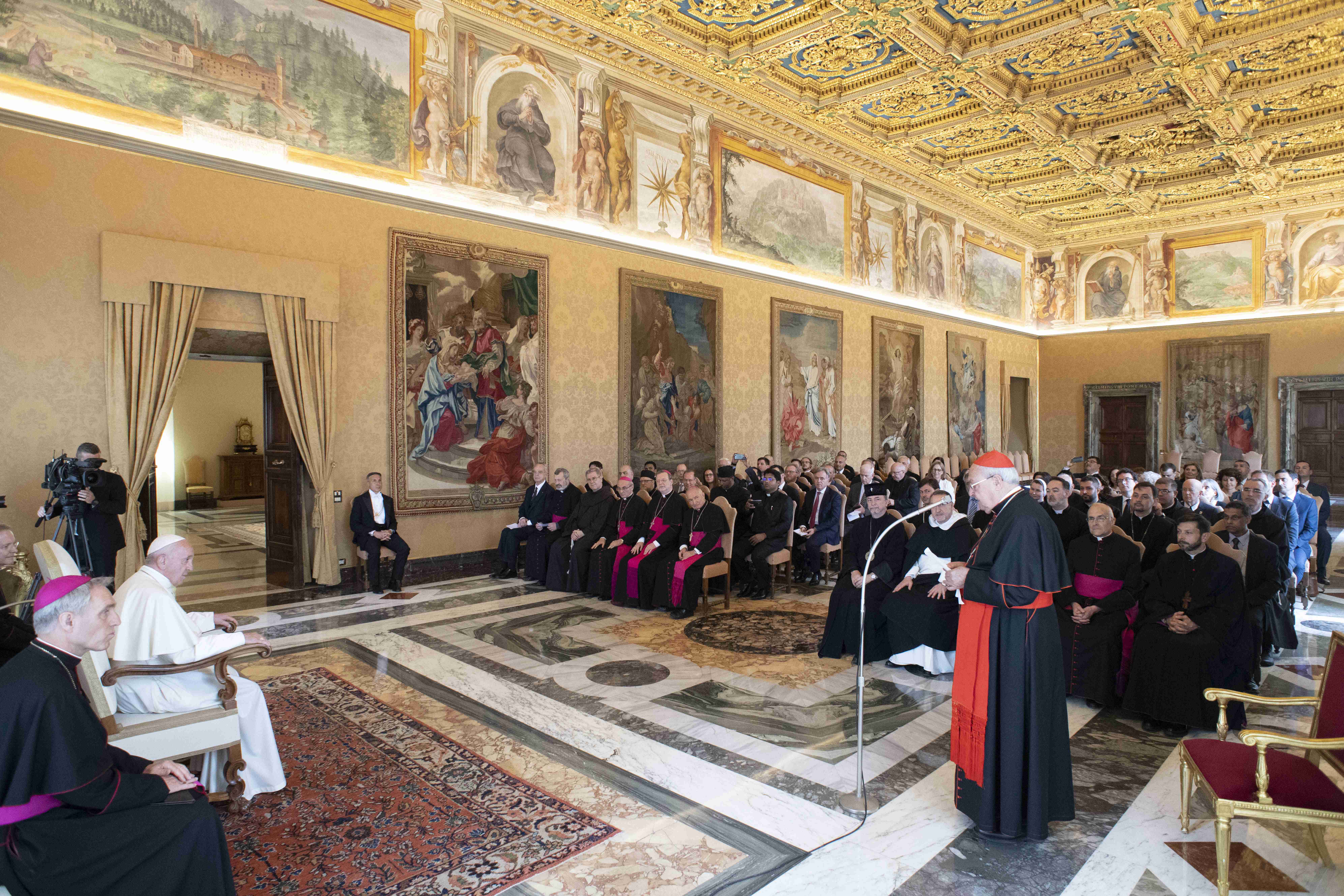 Audience aux participants à la R.O.A.C.O., 10 juin 2019, © Vatican Media