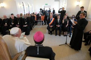 Blaj (Roumanie) rencontre avec les Roms © Vatican Media