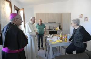 Rescapés du séisme, Camerino, 16 juin 2019 © Vatican Media