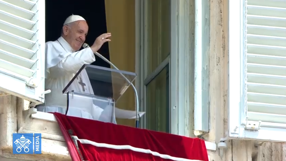 Angélus du 7 juillet 2019, capture Vatican Media