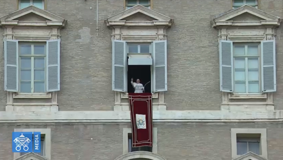 Angélus du 28 juillet 2019, capture Vatican Media