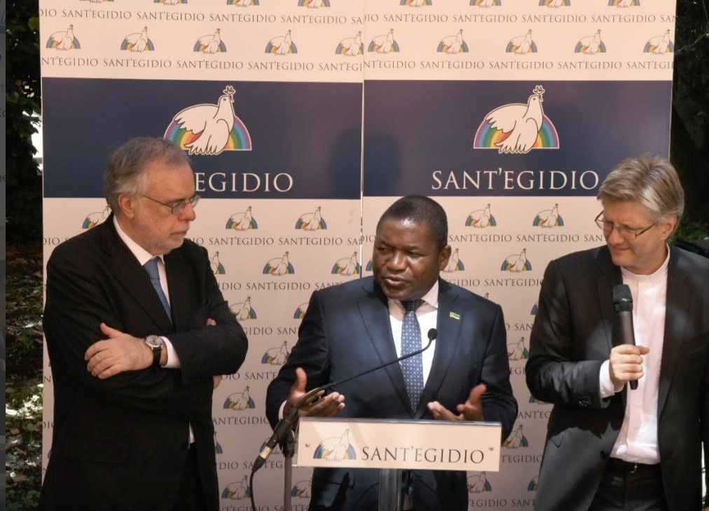 Visite du président Nyusi @ Sant’Egidio