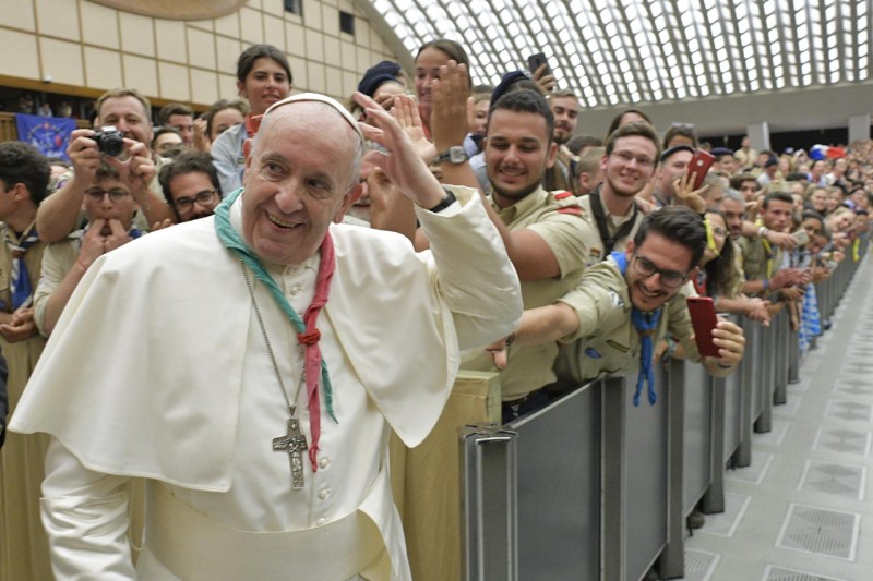 Scouts d'Europe © Vatican Media