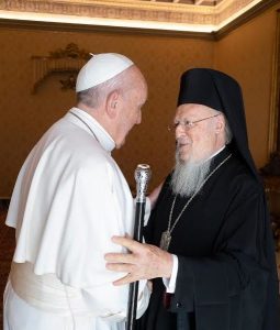 Visite du patriarche Bartholomaios Ier © Vatican Media
