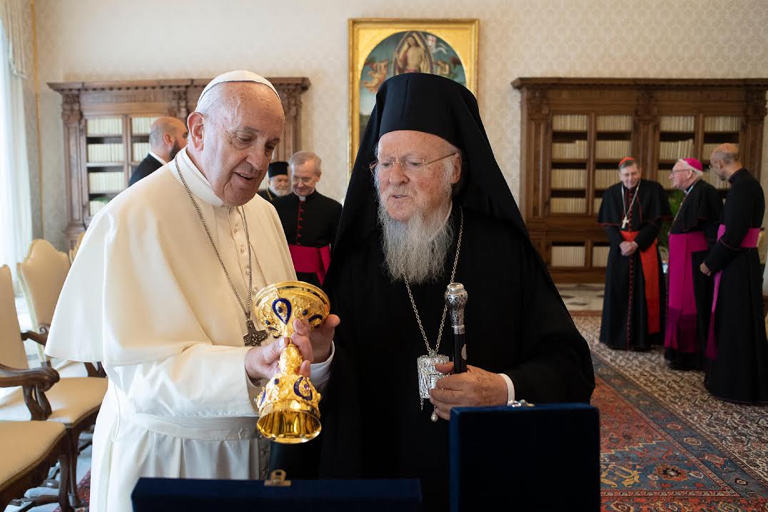 Visite du patriarche Bartholomaios Ier © Vatican Media