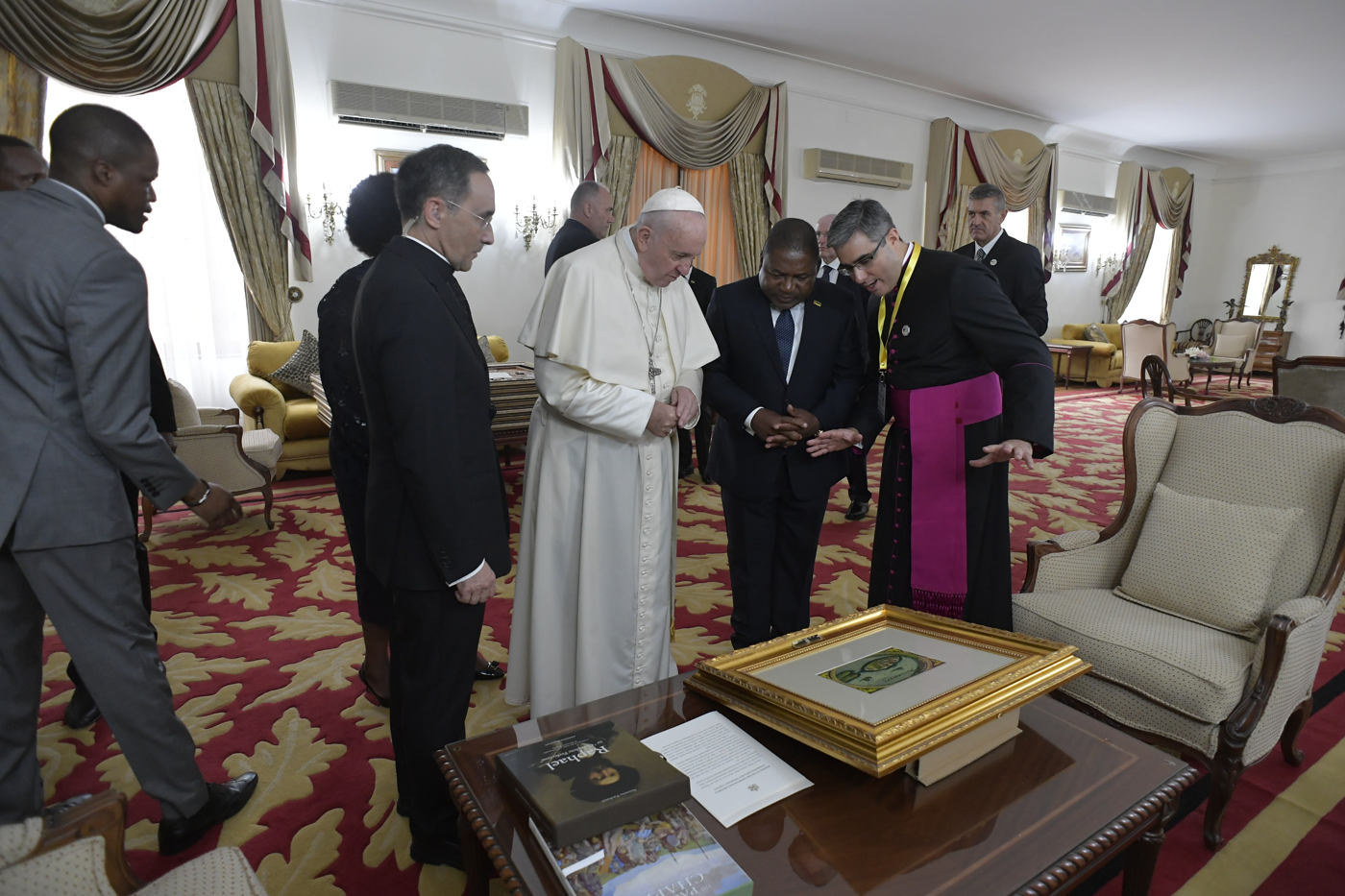 Président du Mozambique Filipe Jacinto Nyusi © Vatican Media