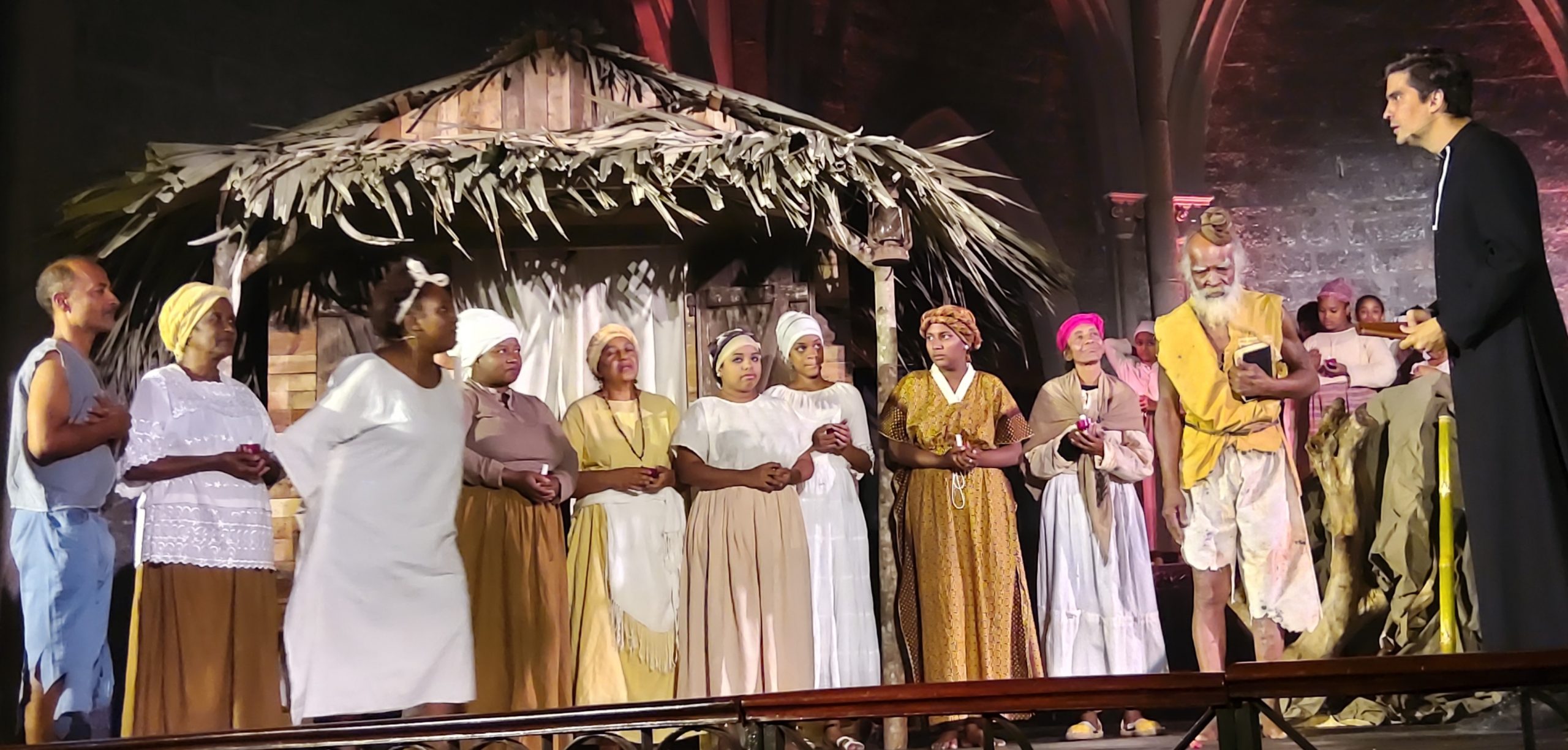 Spectacle sur le père Laval © photo Paul Lan