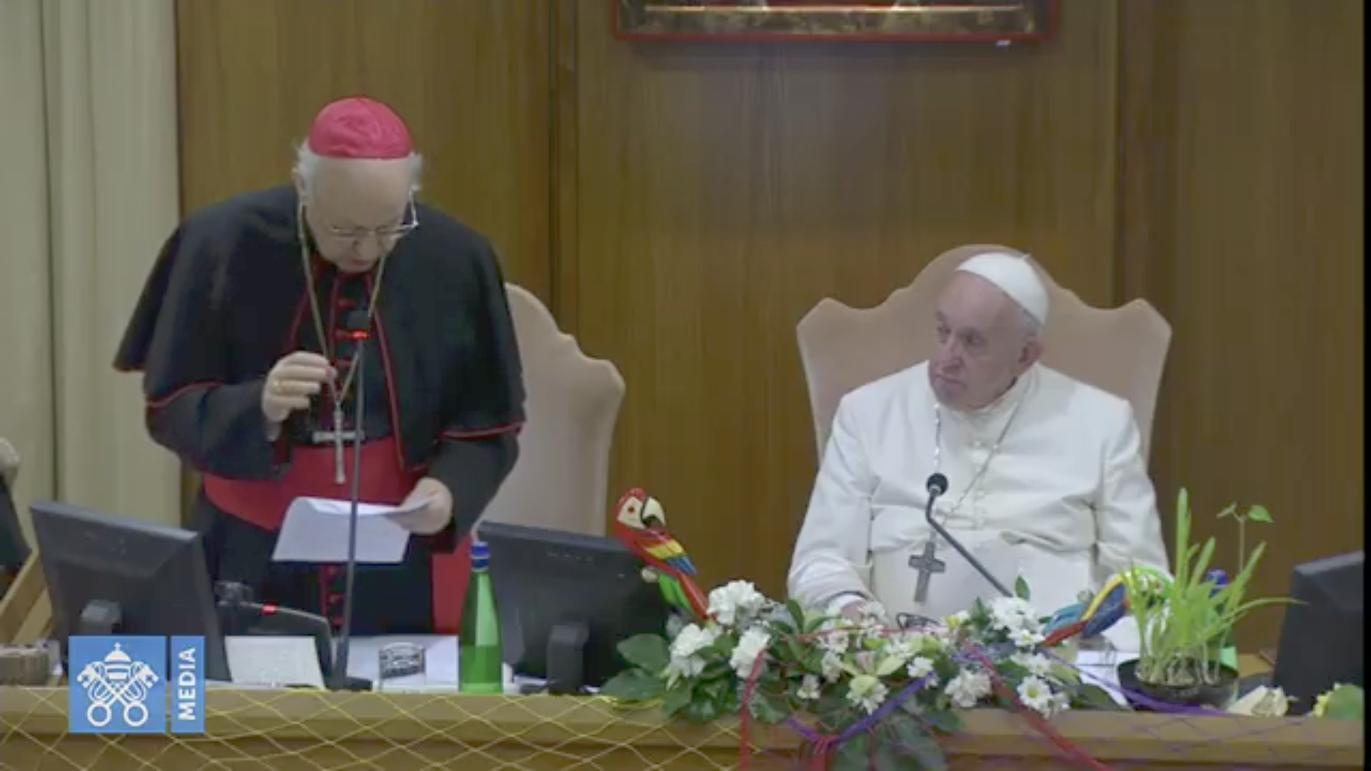Synode, 26 oct. 2019, capture @ Vatican Media