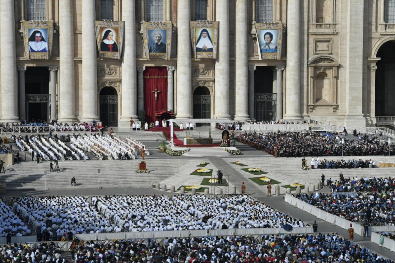 Canonisations, 13 octobre 2019, capture © Vatican Media