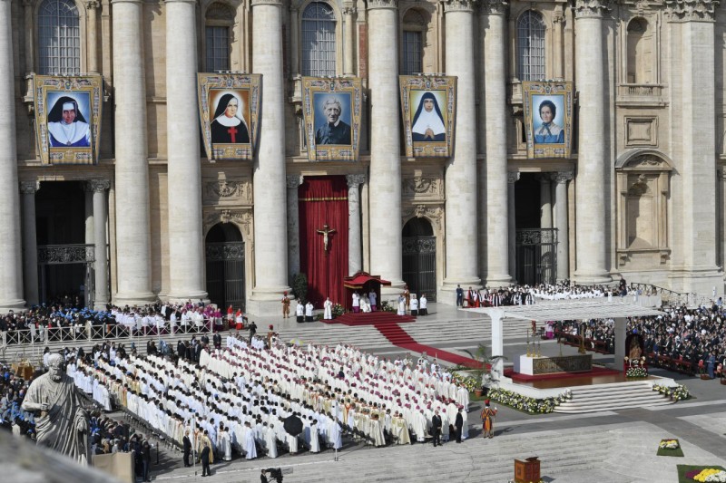 Canonisations, 13 octobre 2019, capture © Vatican Media